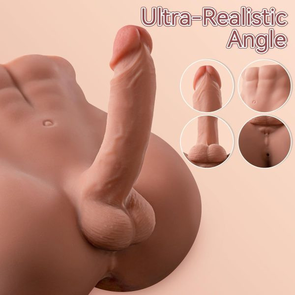 11.5LB Realistic Male Torso Sex Toy for Men, Women & Couples