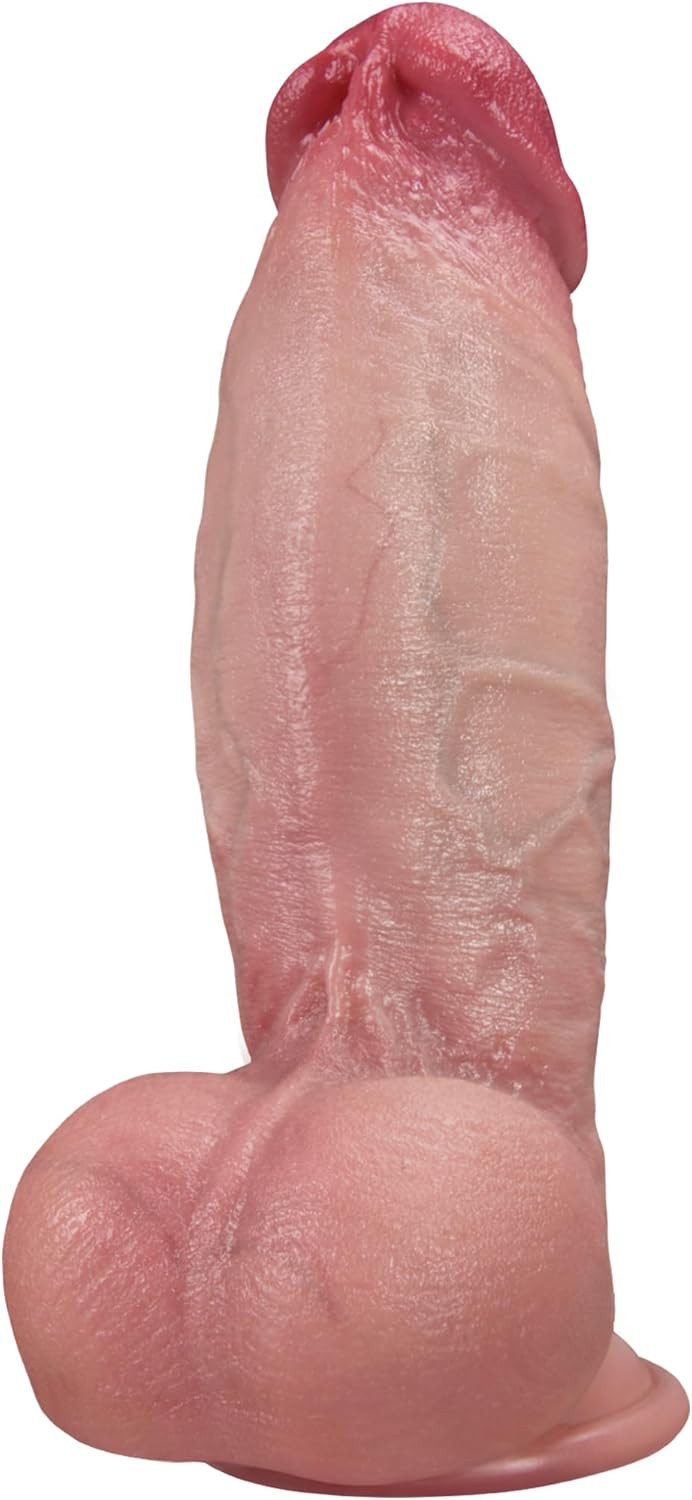 Huge Girthy Dildo with Suction Cup | 7" Dual Density Toy