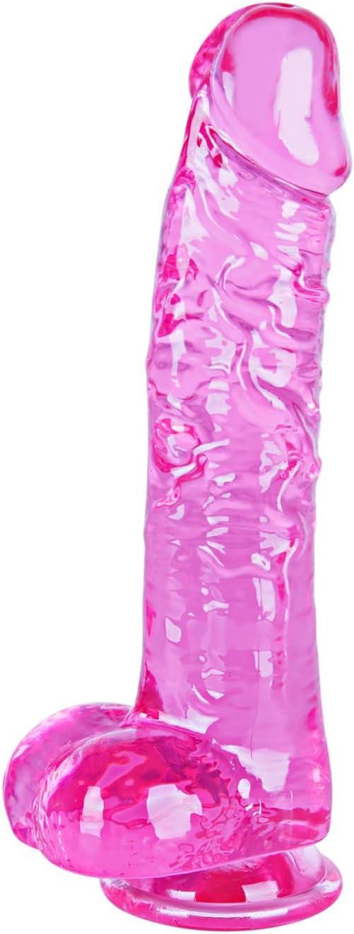 Realistic Pink Clear 6 inch Cute Dildo