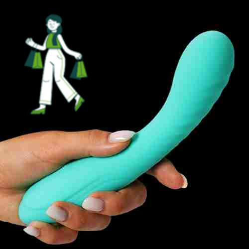 Deep Reach Silicone Vibrating Dildo for Couples